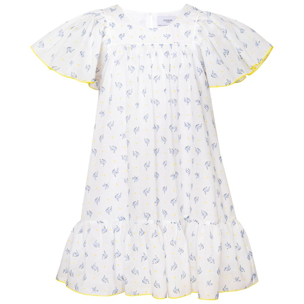 Floral Dress Pearl White