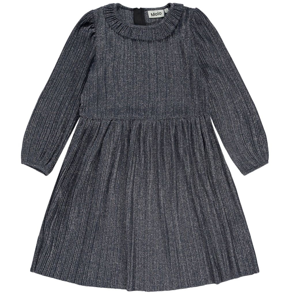 Coralia Kimalteleva Mekko Navy Sky