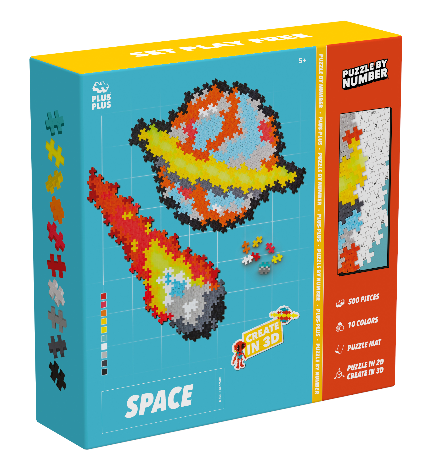 Puzzle By Number Space Byggset