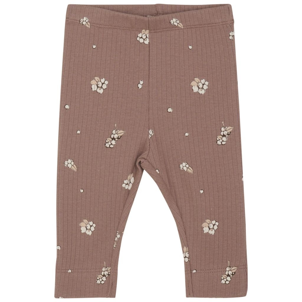 Leggings Rib Deep Taupe Deep Taupe Rib Leggings Brown