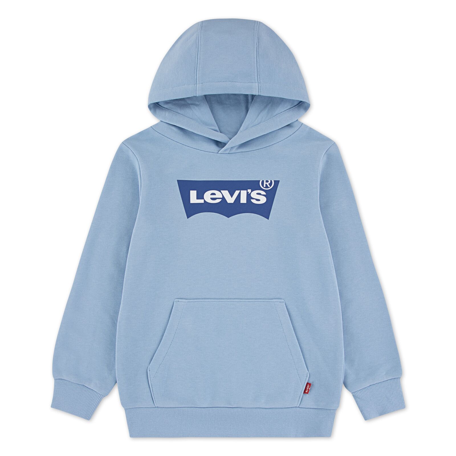 Batwing Pullover Huvtröja Chambray Blue Levi's