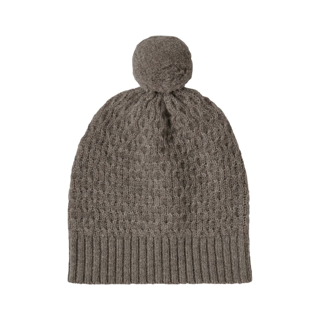 Lambswool Hat Grey Melange
