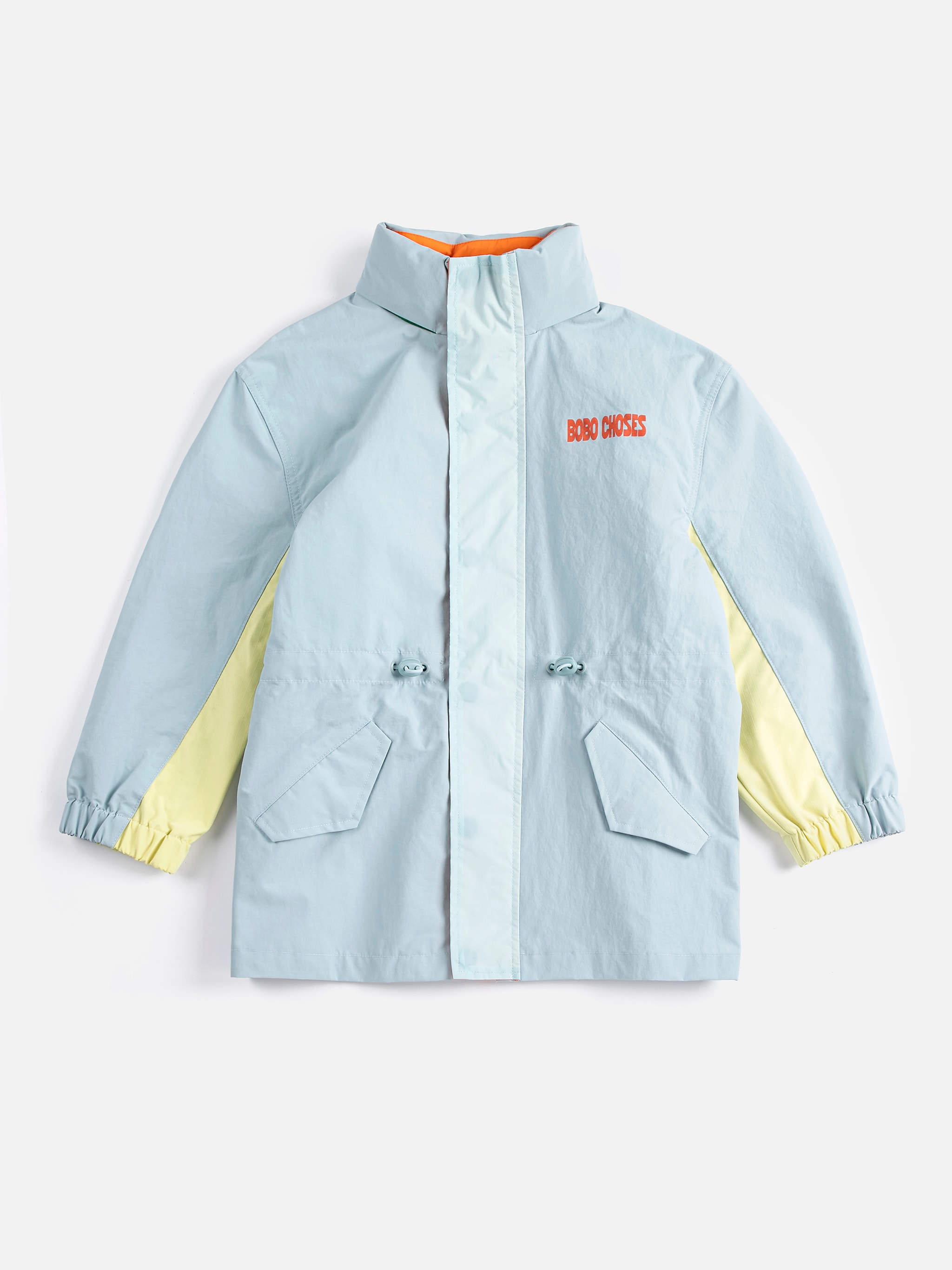 Bobo Choses Color Block Regnfrakke Light Blue 