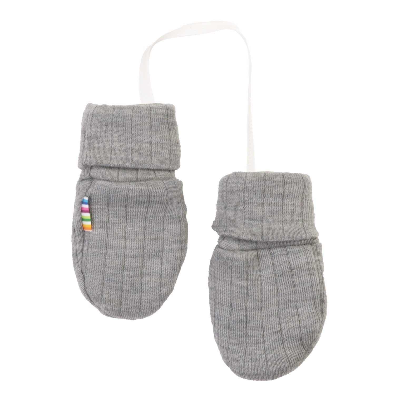 Mittens Without Thumb Lt. Grey Melange