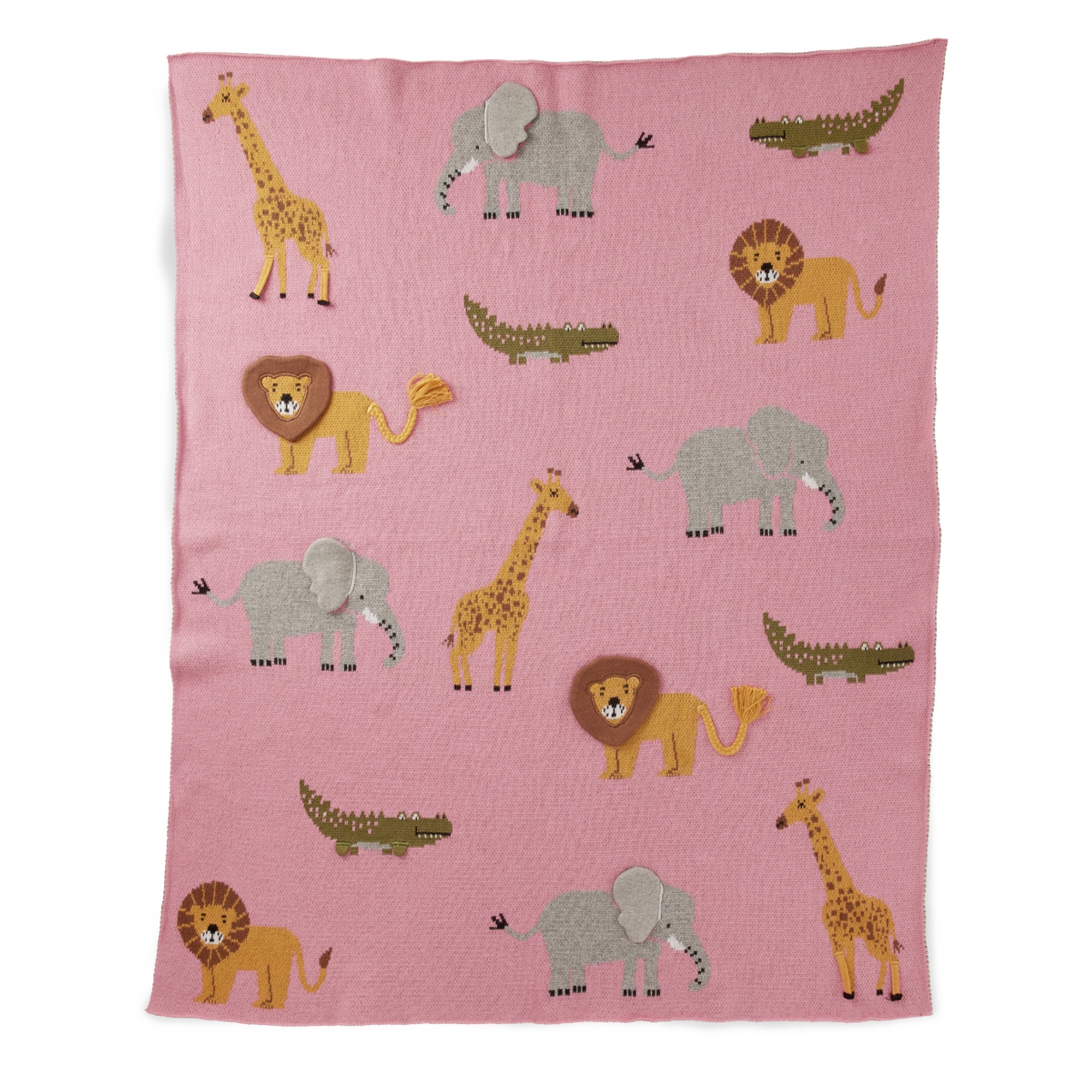 Baby Cotton Blanket Pink 