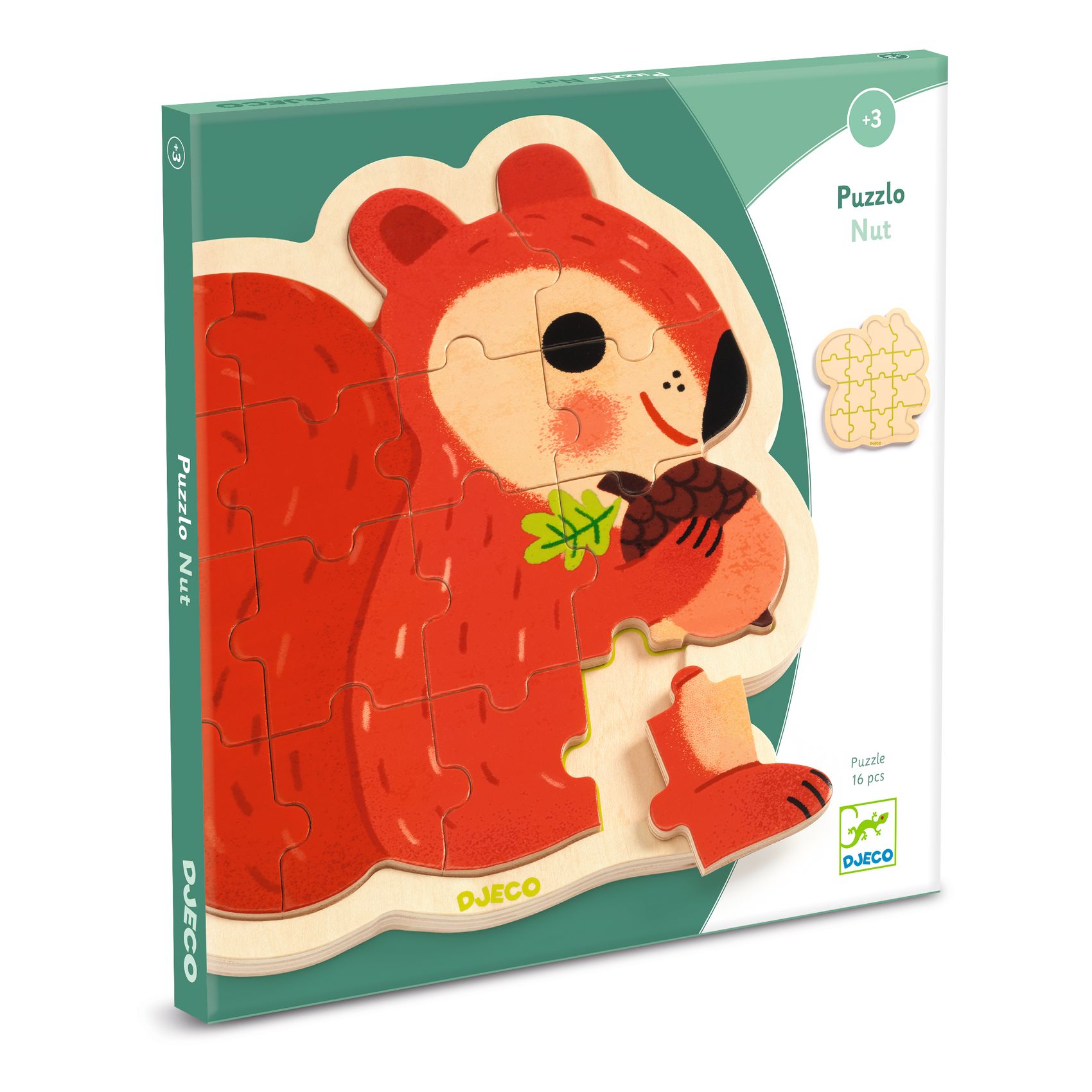 Puzzlo Nut Pussel I Trä