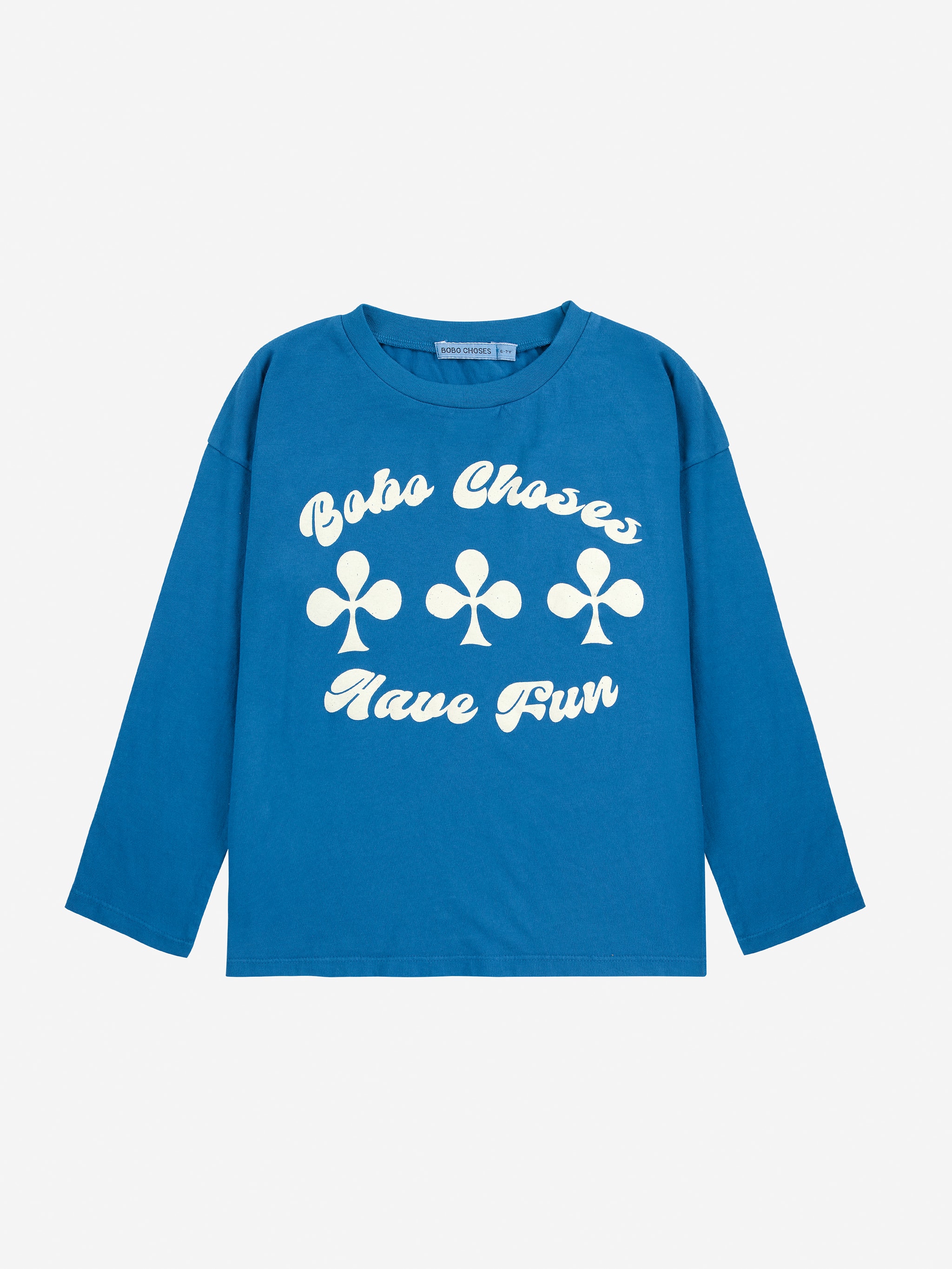Have Fun Long Sleeved T-Shirt Blue