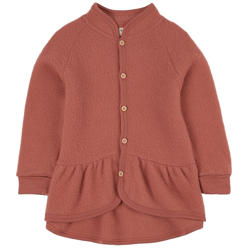 Villainen Fleecetakki Burnt Pink