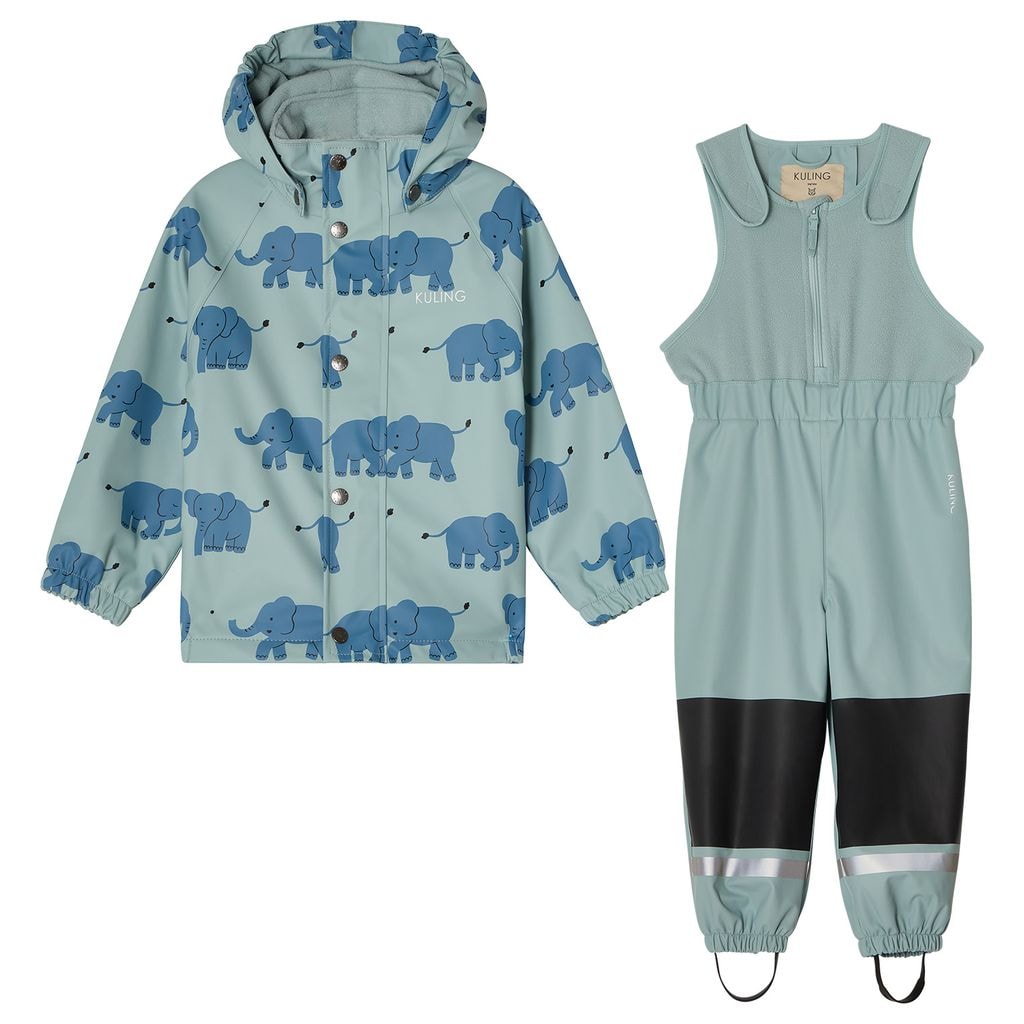 Ottawa Vuorattu Sadesetti Sky Blue Elephant