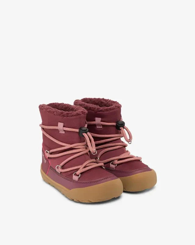 Birch Barefoot Warm WP Talvisaappaat, Jotka Puetaan Jalkaan Vetämällä Wine