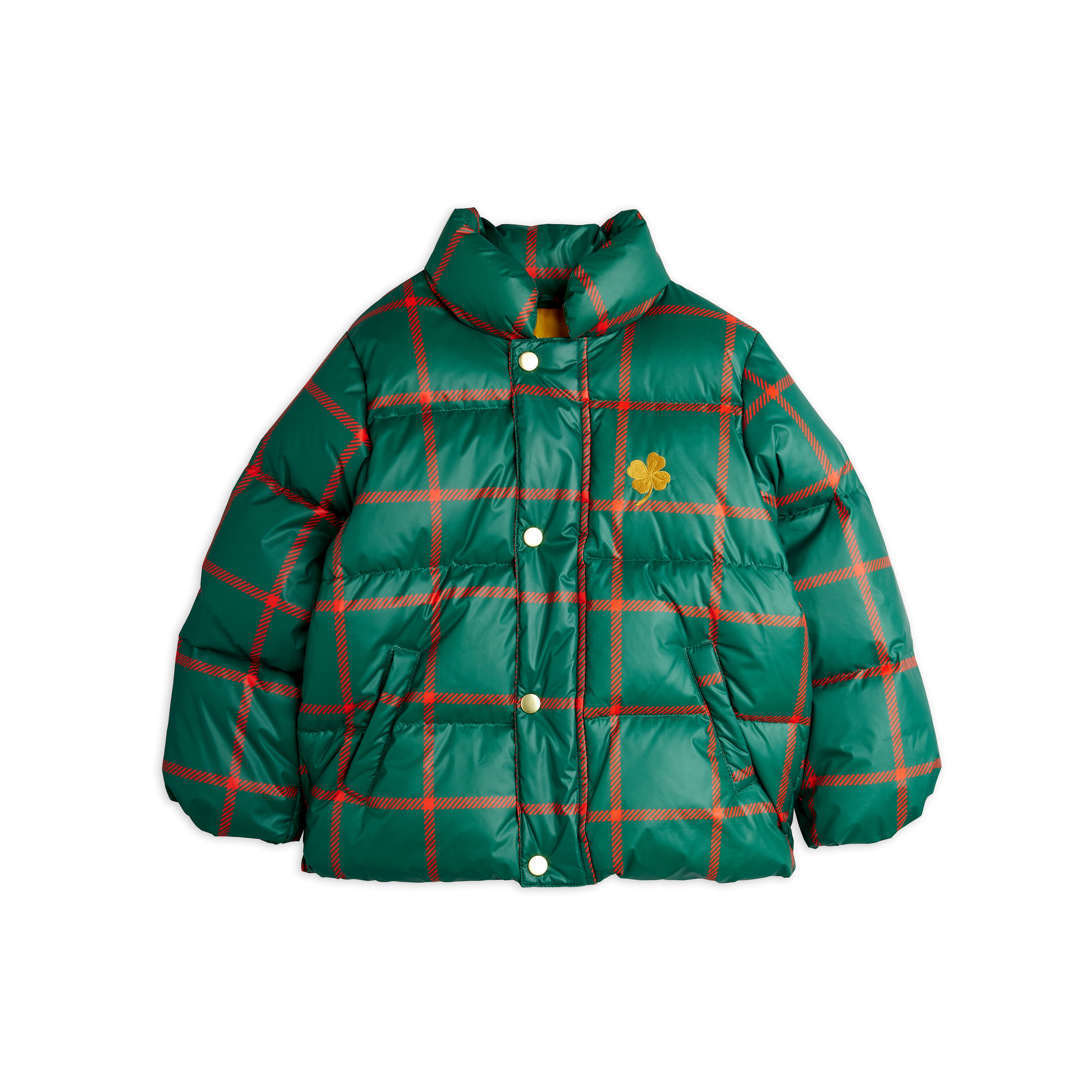 Plaid Puffer Jacket