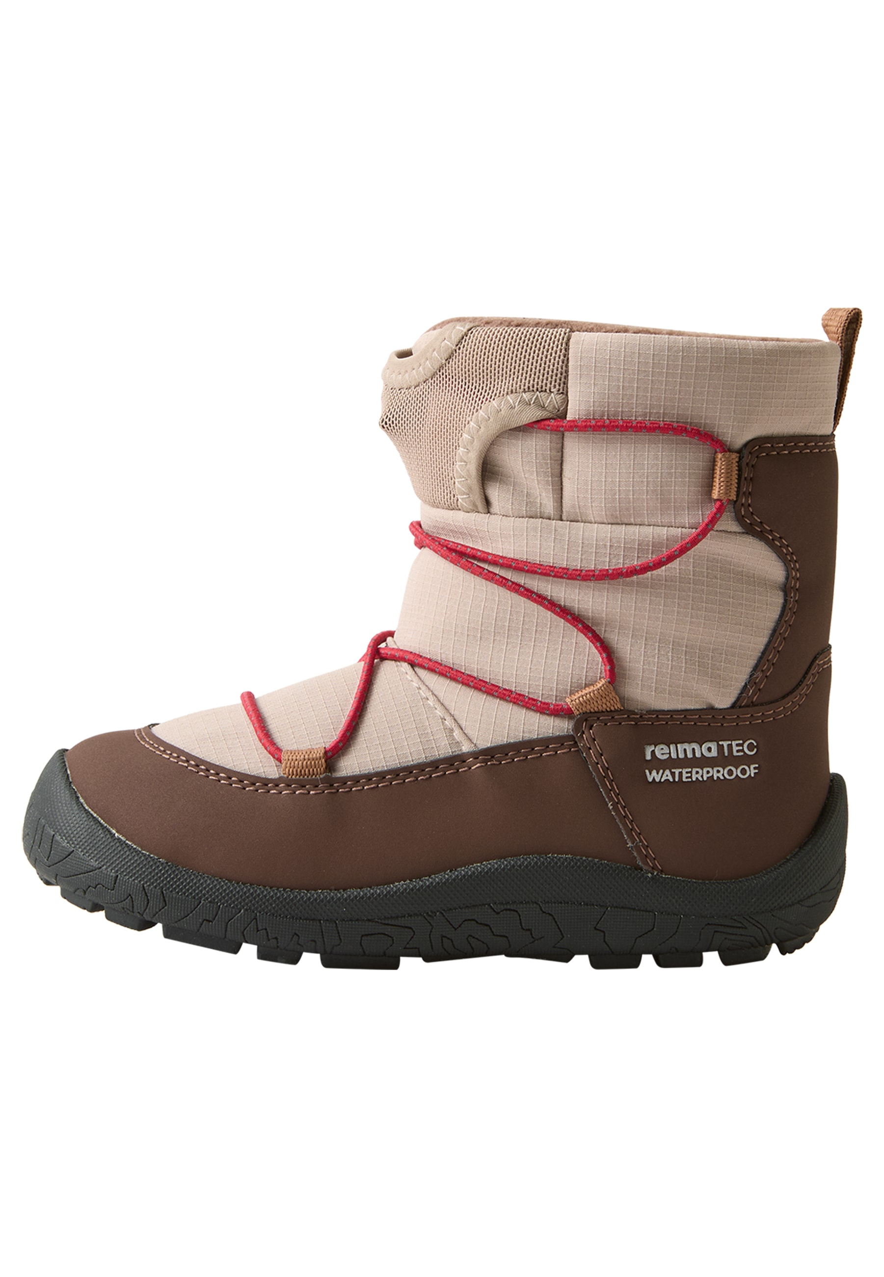 Ensilumi Kids ReimaTec Barfota Vinterstövlar Earthy Beige
