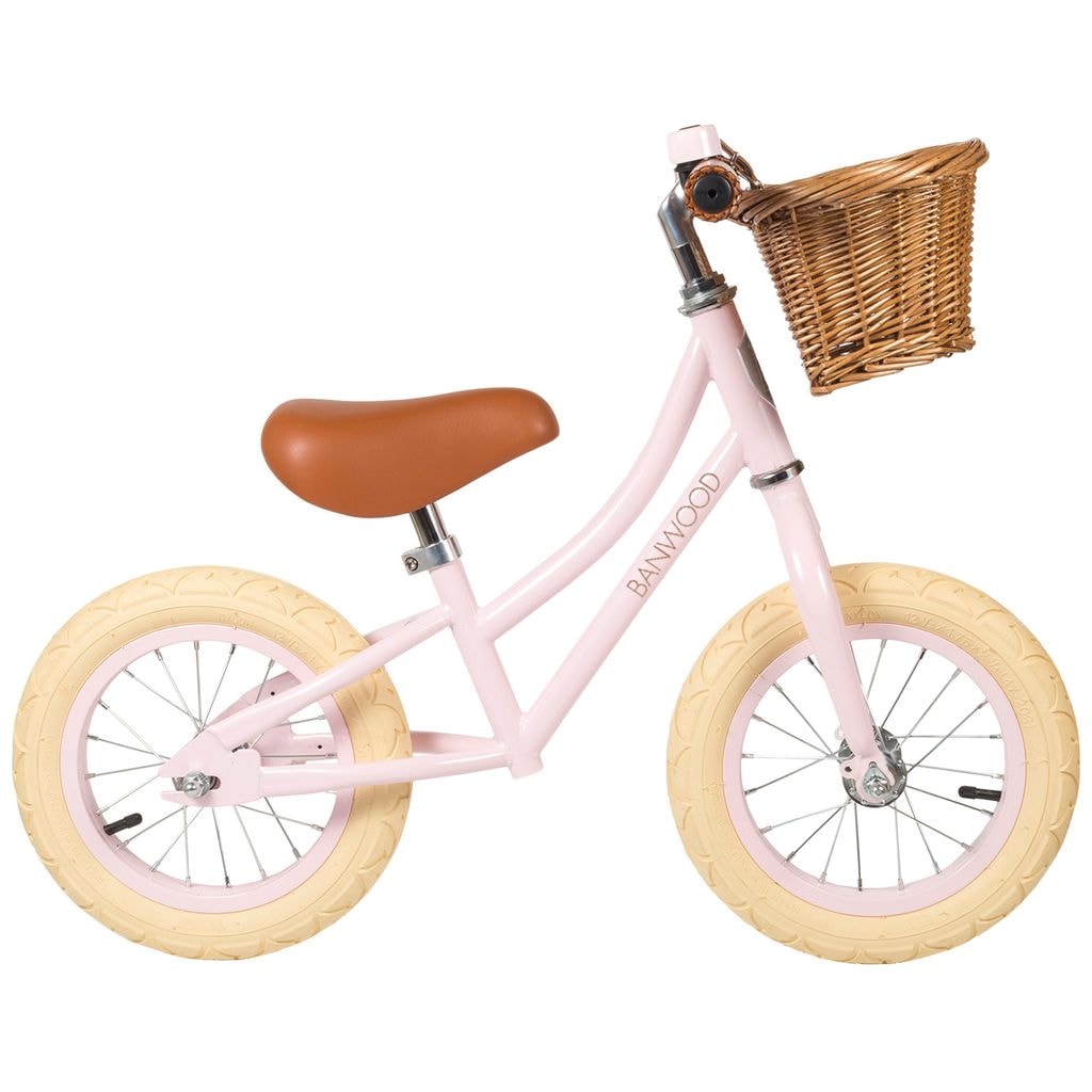 Vintage 12" Springcykel Rosa