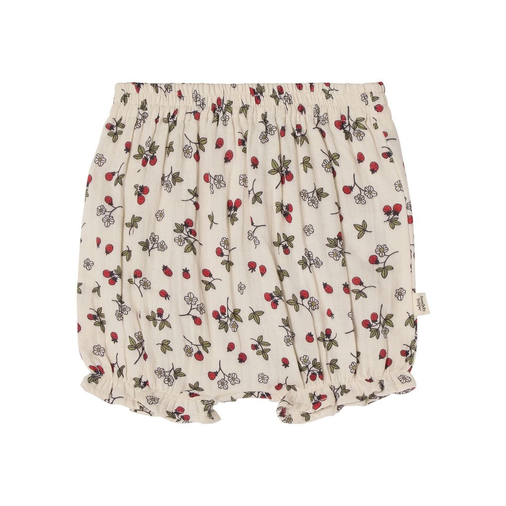 GOTS Alba Printed Bloomers Wild Strawberry