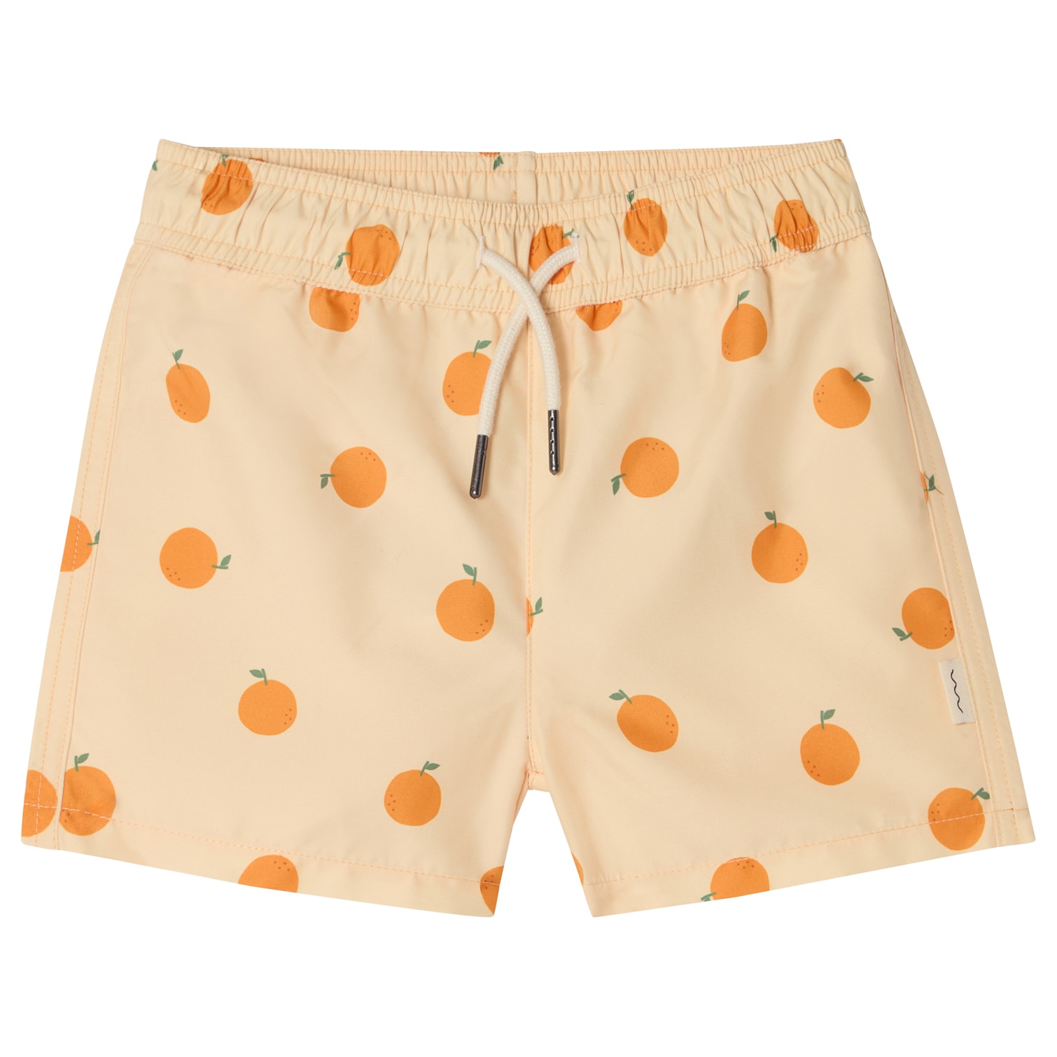Strömstad Badshorts Pale Yellow Oranges 