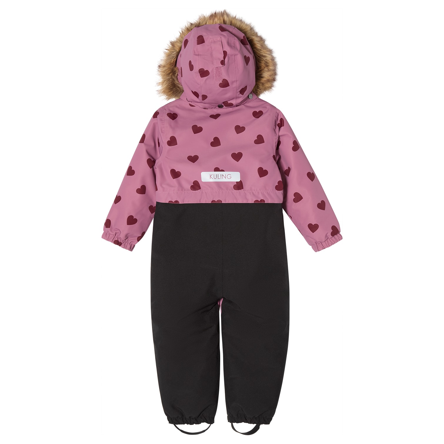 Chamonix Vinteroverall Mauve Hearts