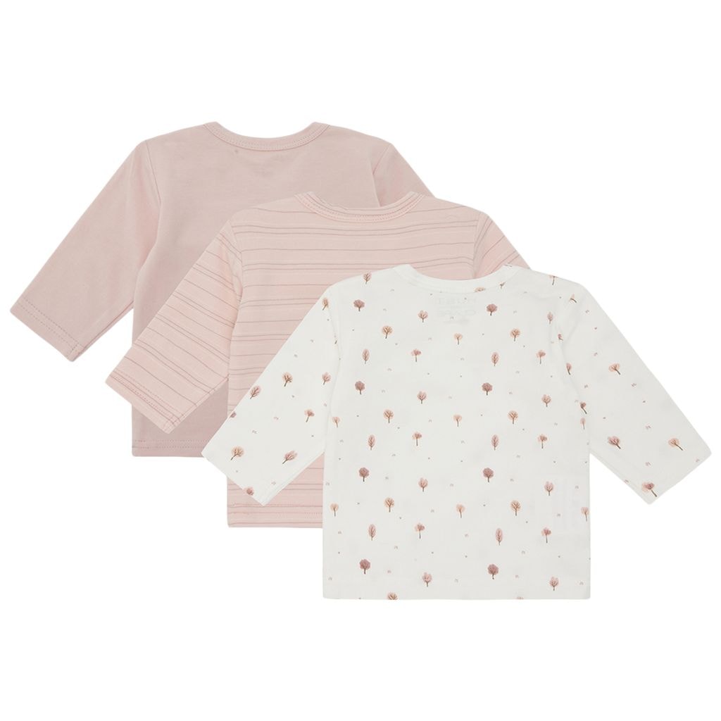 Amar 3-Pack Långärmad T-shirt Peach Dust