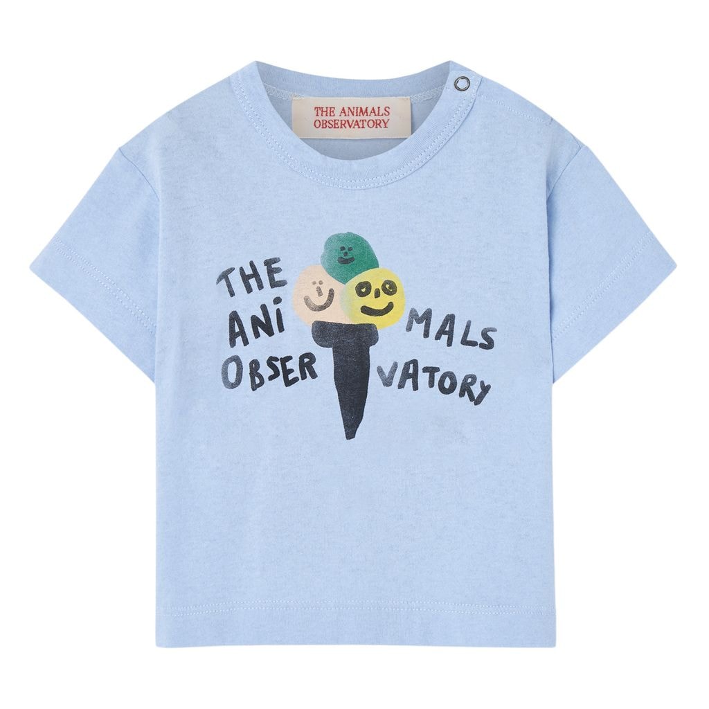 Pangolin Baby T-Shirt Soft Blue