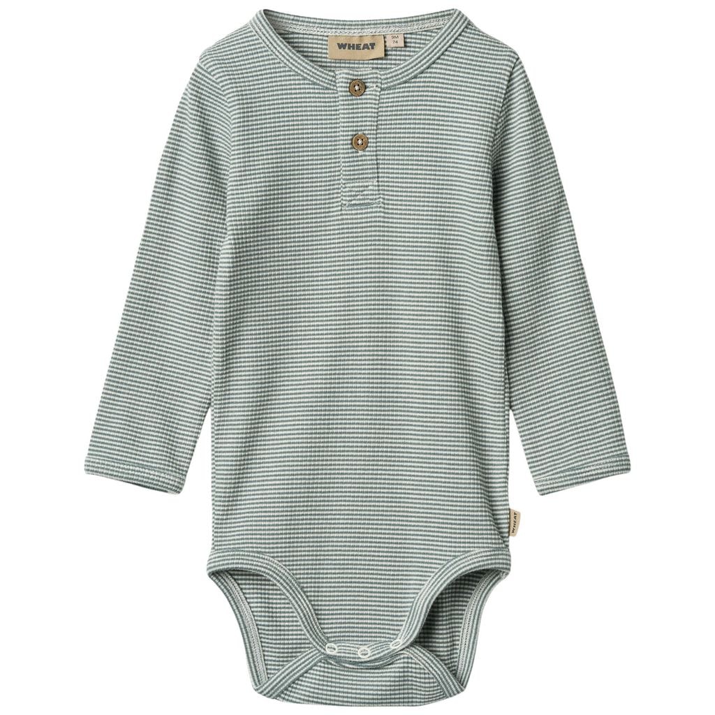 GOTS Benny Vauva Body Stormy Sea Stripe