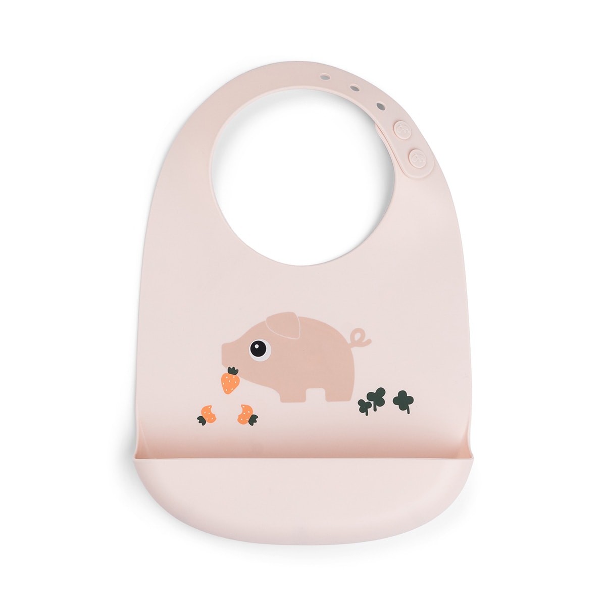 Silicone Bib Pigee Powder