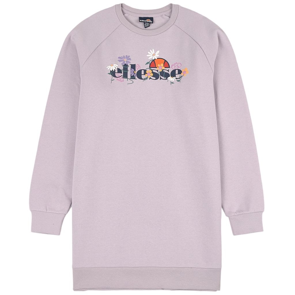 Branded Sweat Dress Purple