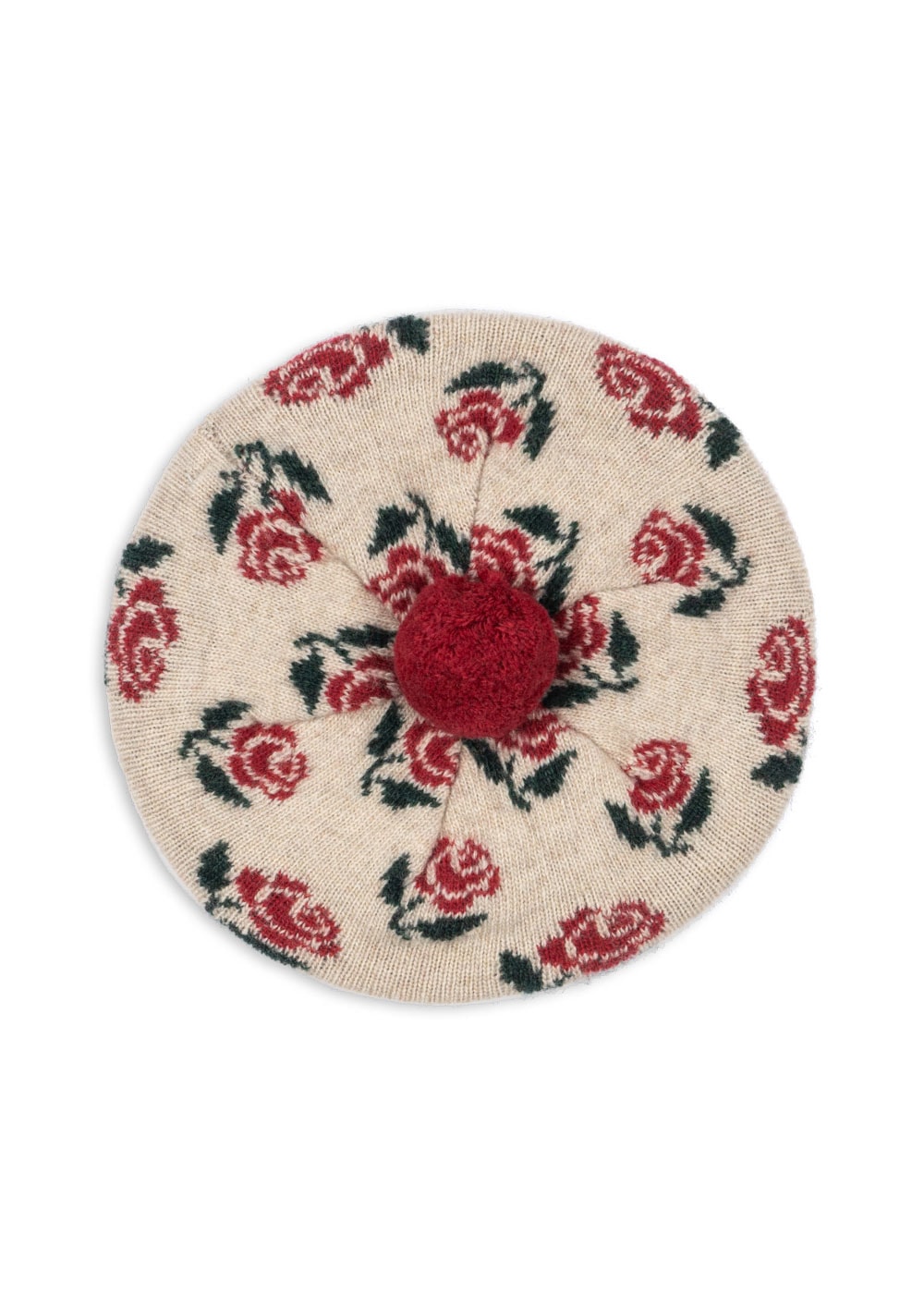 Belou Knit Beret Rose 