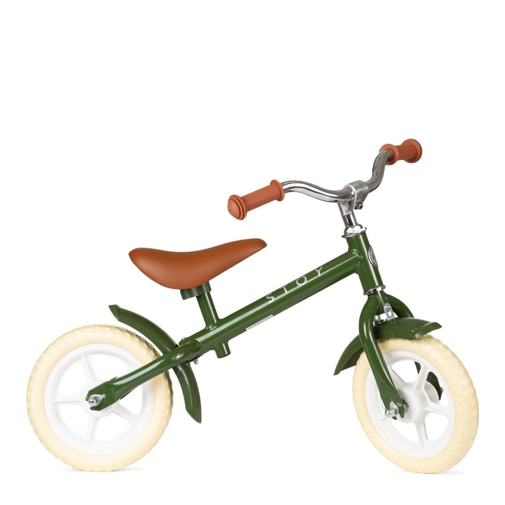 10" Vintage Balancecykel Armygrøn