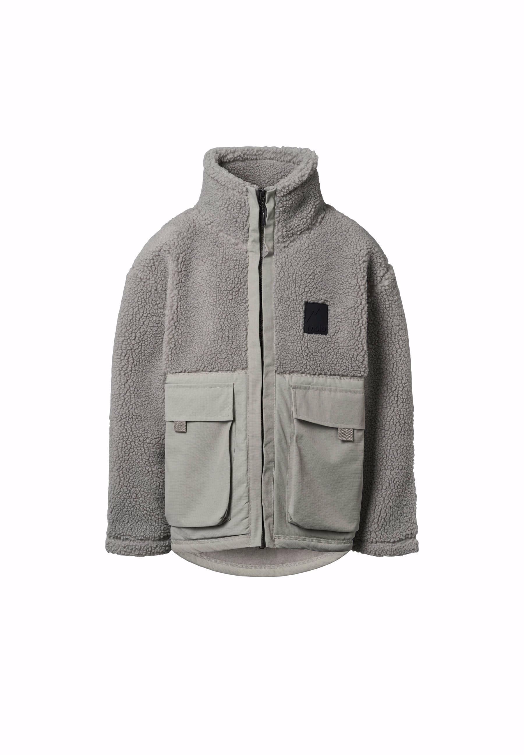Utha Fleecejacka Grey Melange