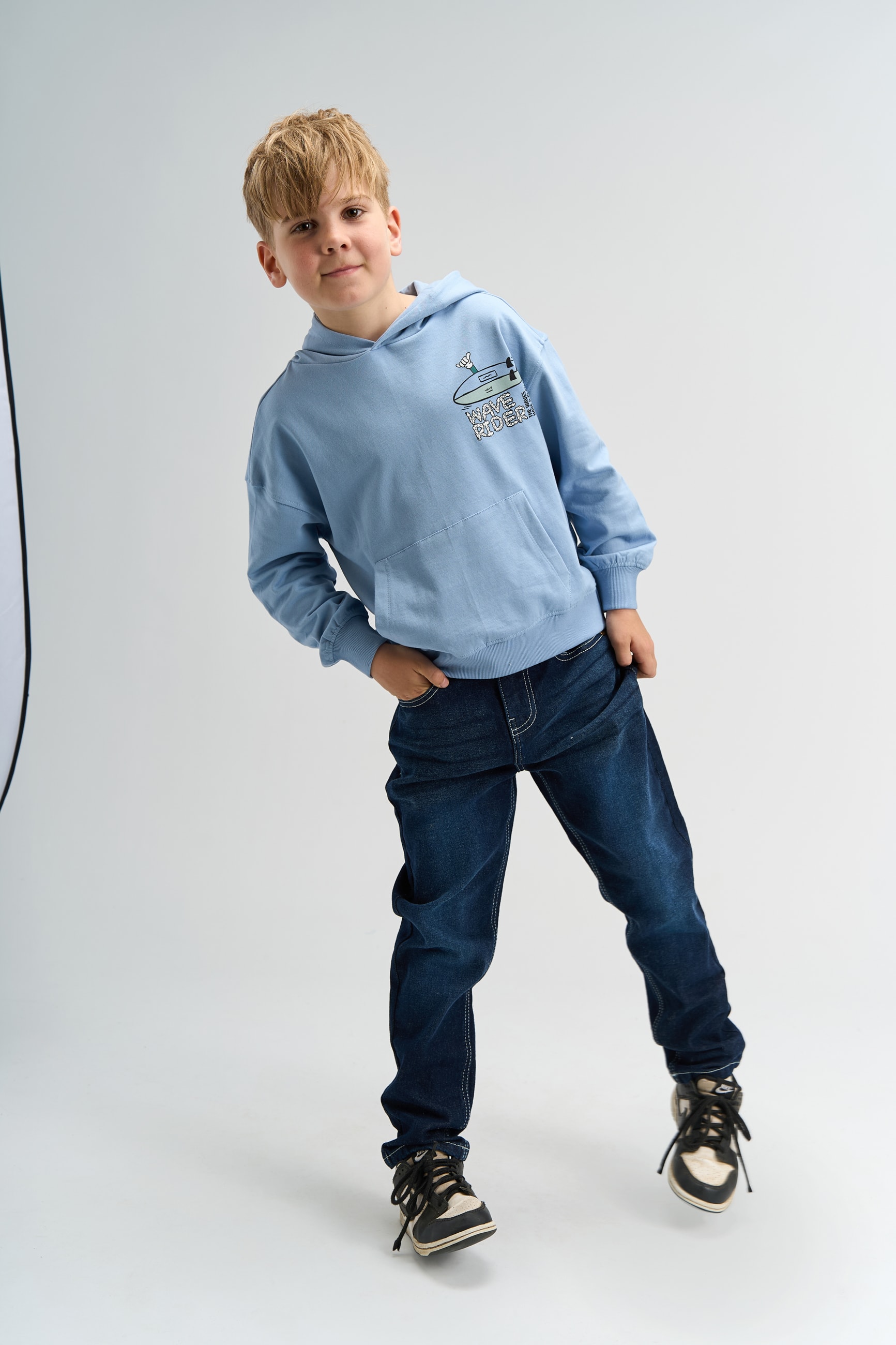 Sedrick Huvtröja Sweatshirt Forever Blue