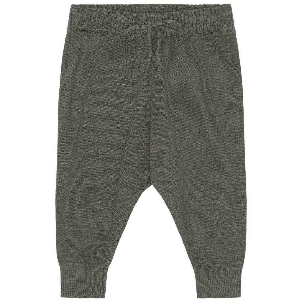 Atlas Knitted Pants Army Green