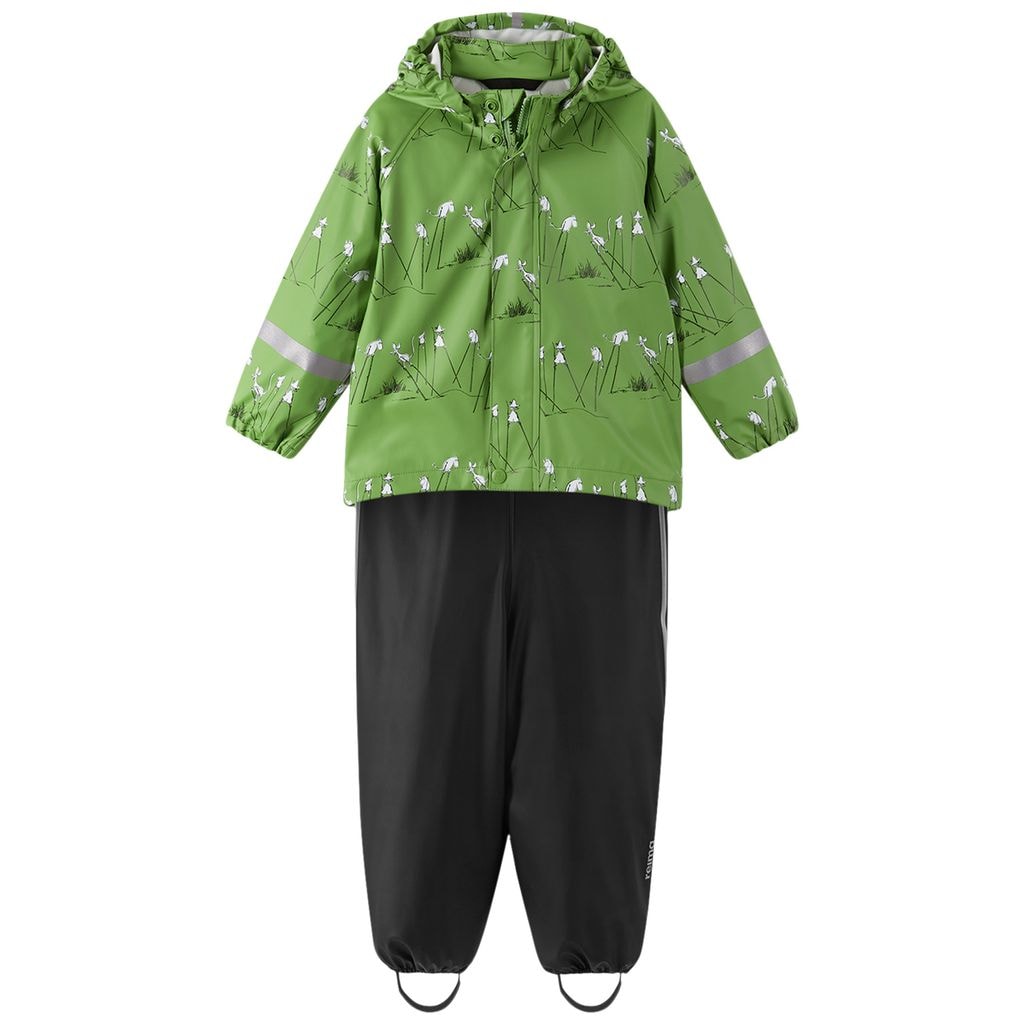 Moomin Plask Rain Set Greenery