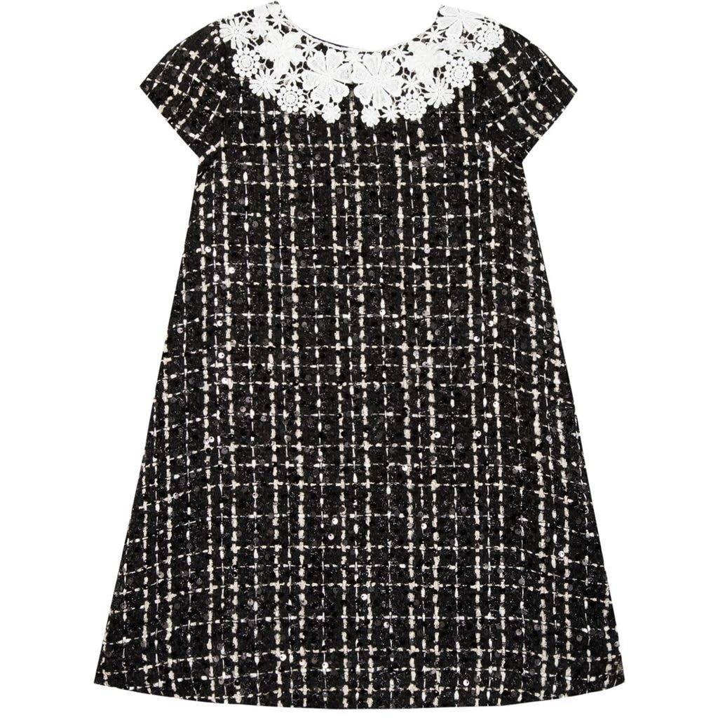 Tweed Dress Black