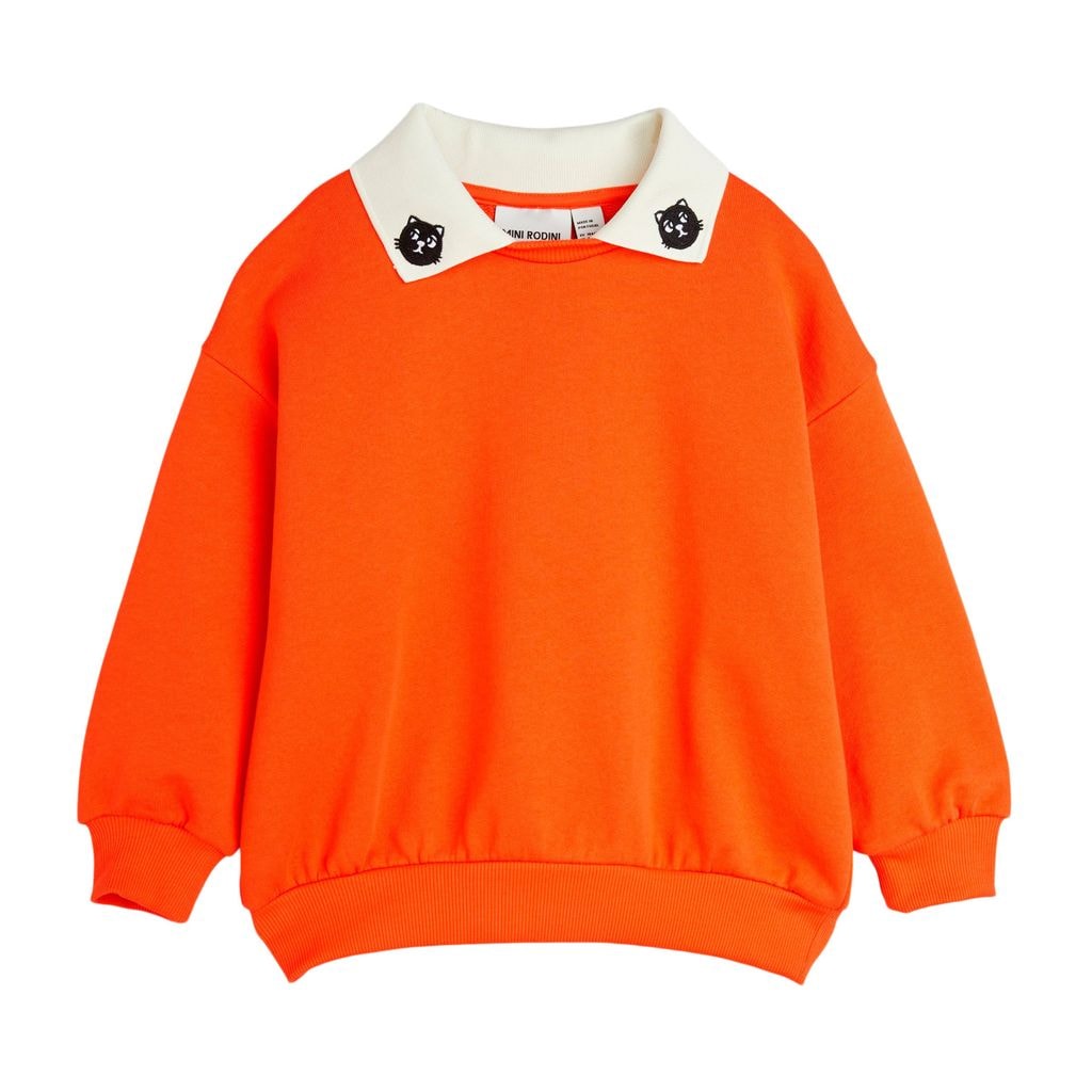 Cats Collar Sweatshirt Red
