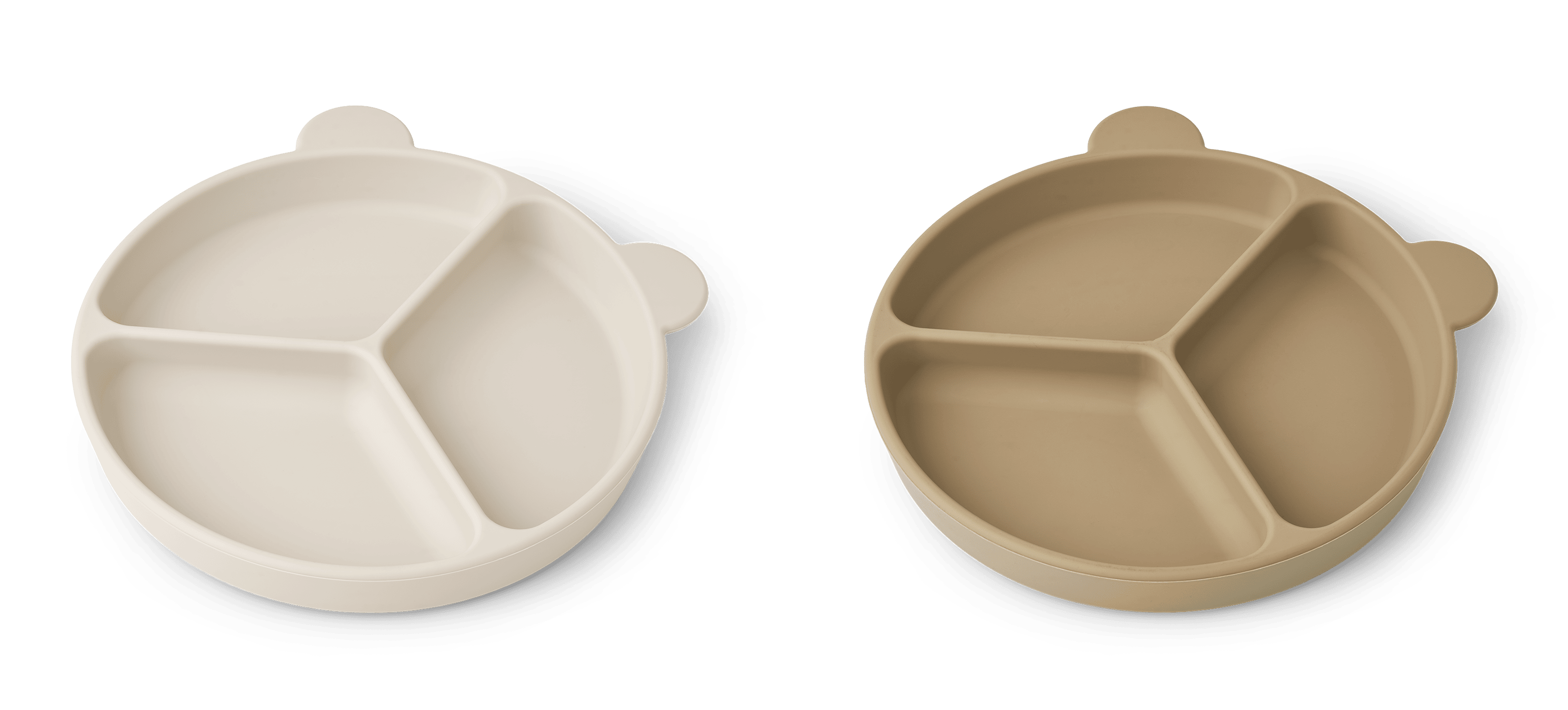 Stacy Divider Suction Plate 2-Pack Sandy / Oat