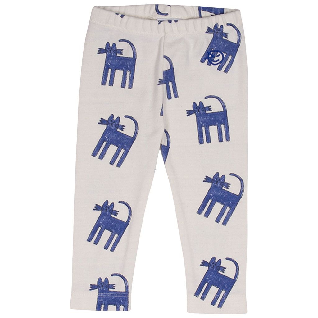 Mini Emi Painettu Legginssi Cobalt Blue Cats