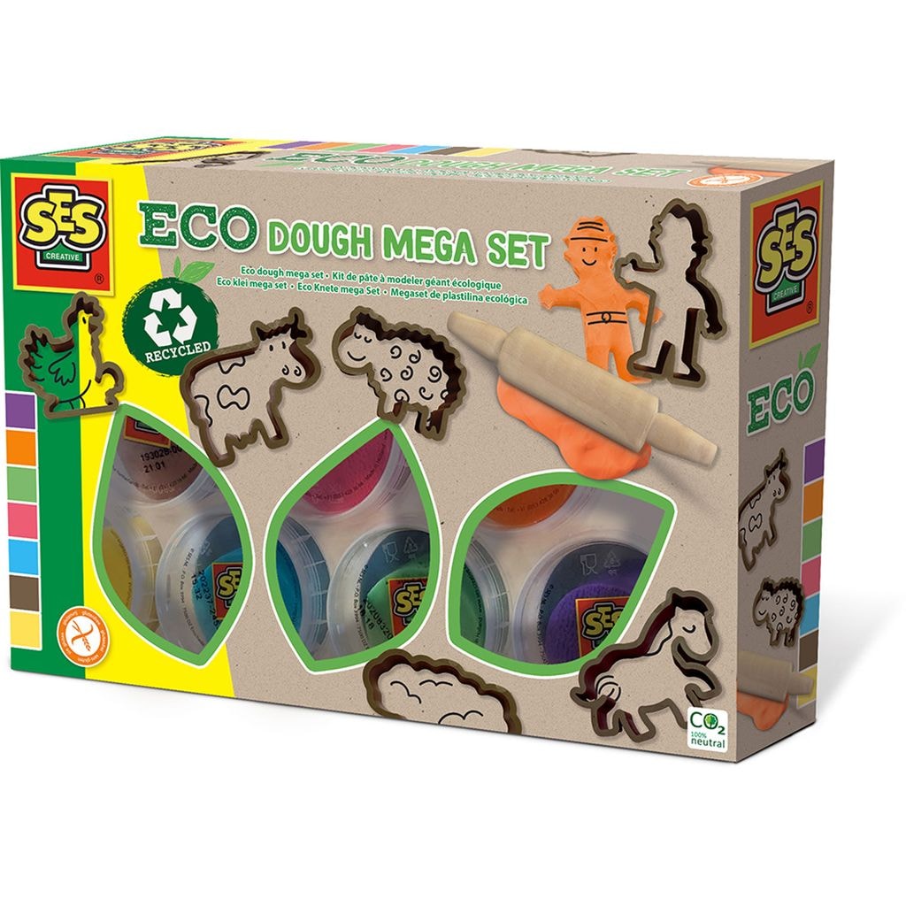 Eco dough mega set (7x90gr with tools)