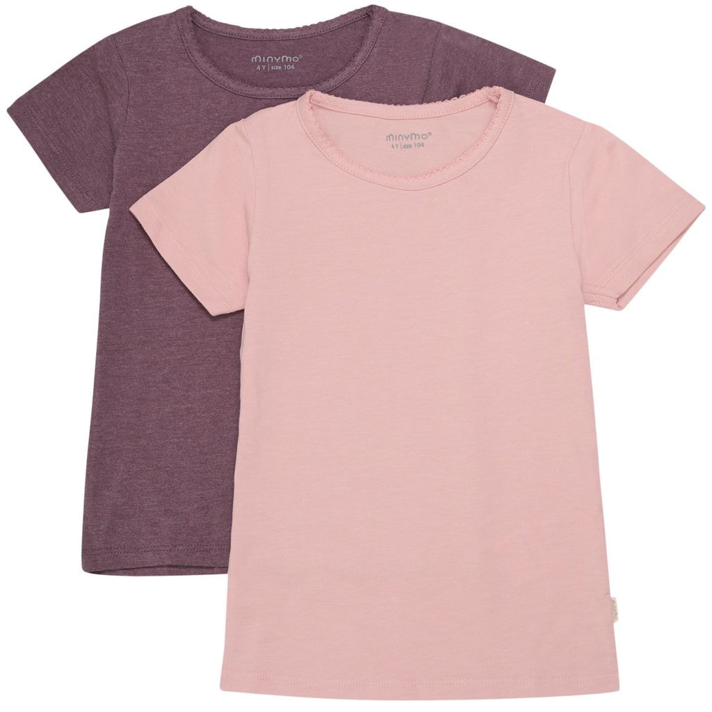 Basic 33 2-pak T-shirt Misty Rose