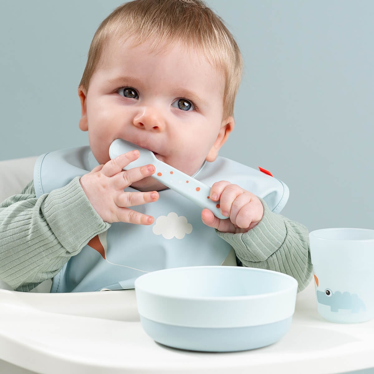 Playground Bib Med Kardborreband Blue