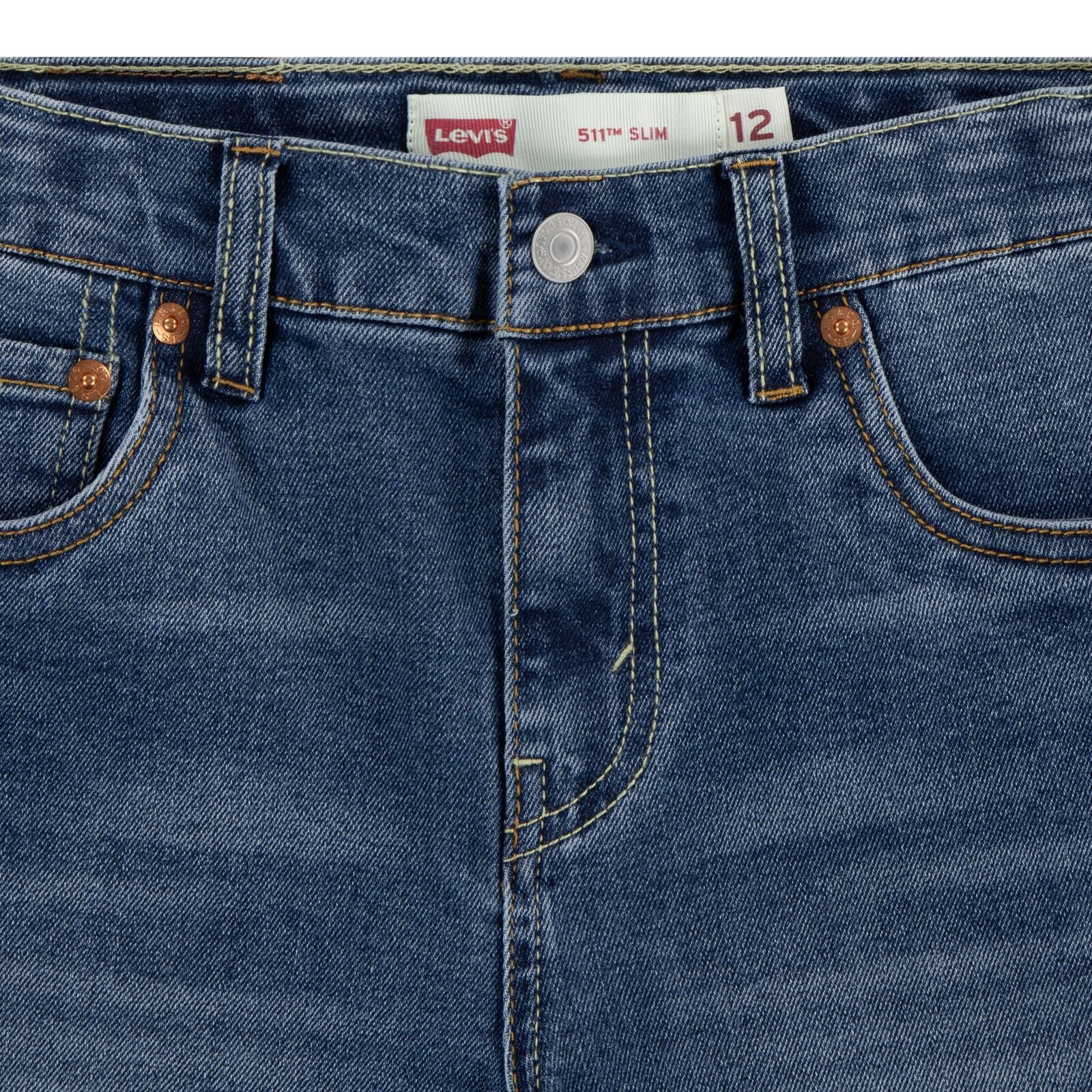 New 511 Slim Fit Denim Short Goldenrod