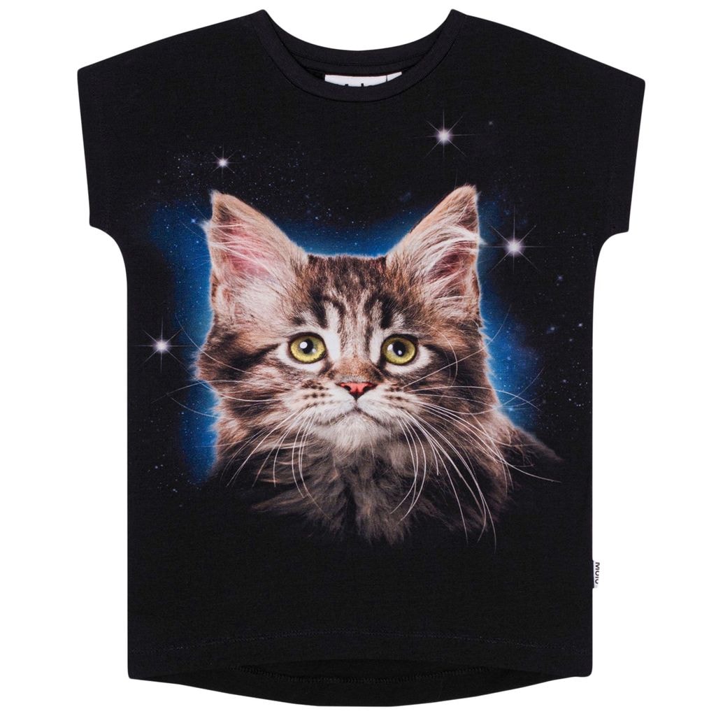 GOTS Ragnhilde T-paita Space Cat