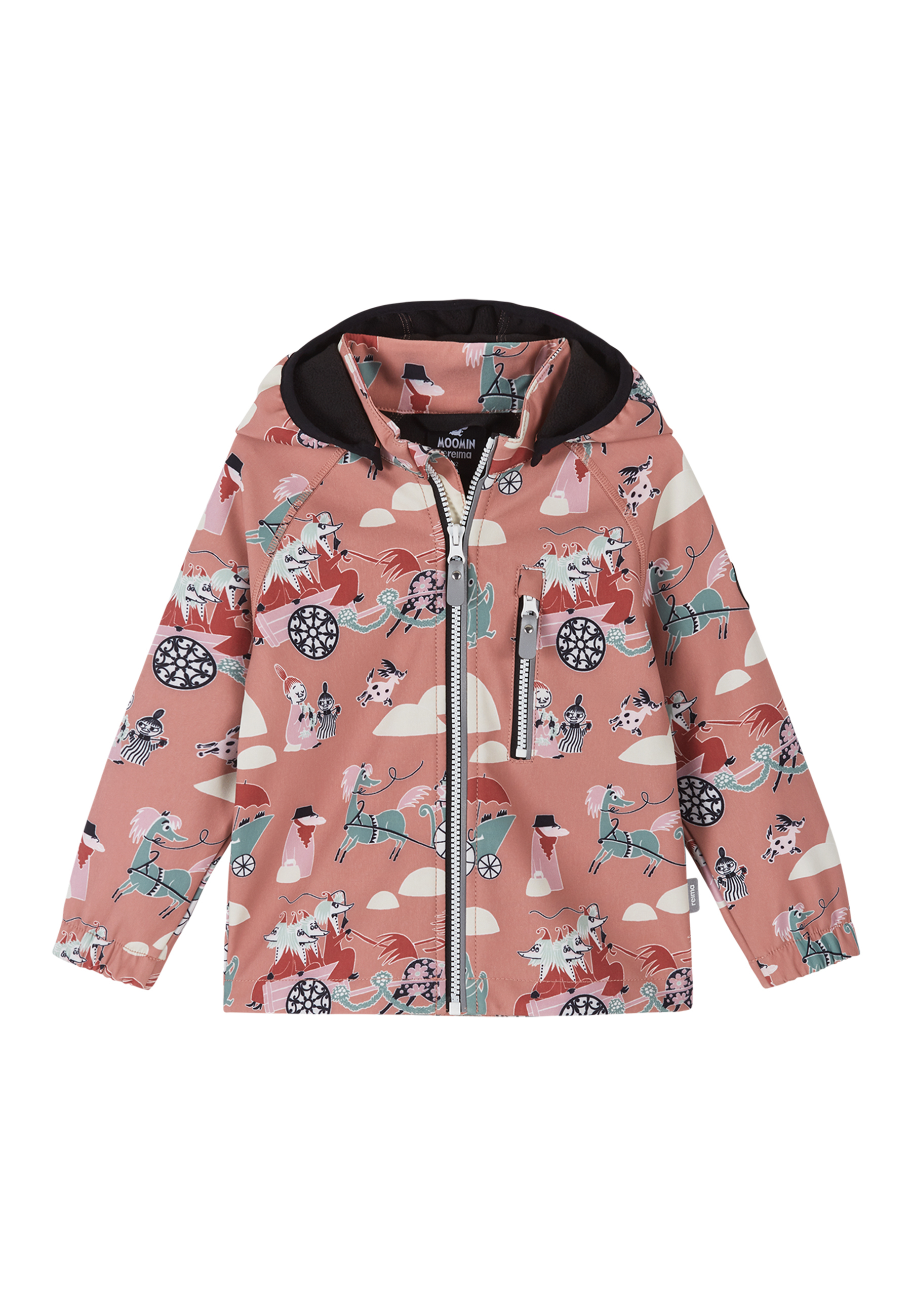 Moomin Vantti Softshelljacka Rose Blush