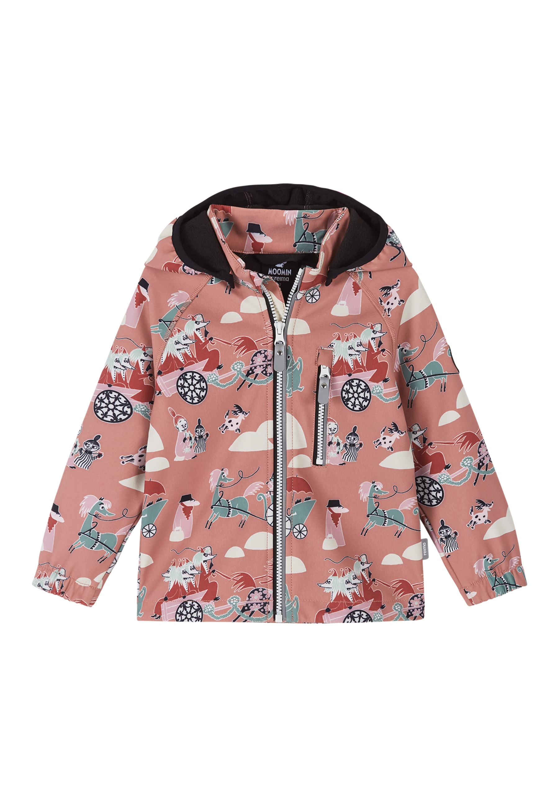 Moomin Vantti Softshell Jakke Rose Blush