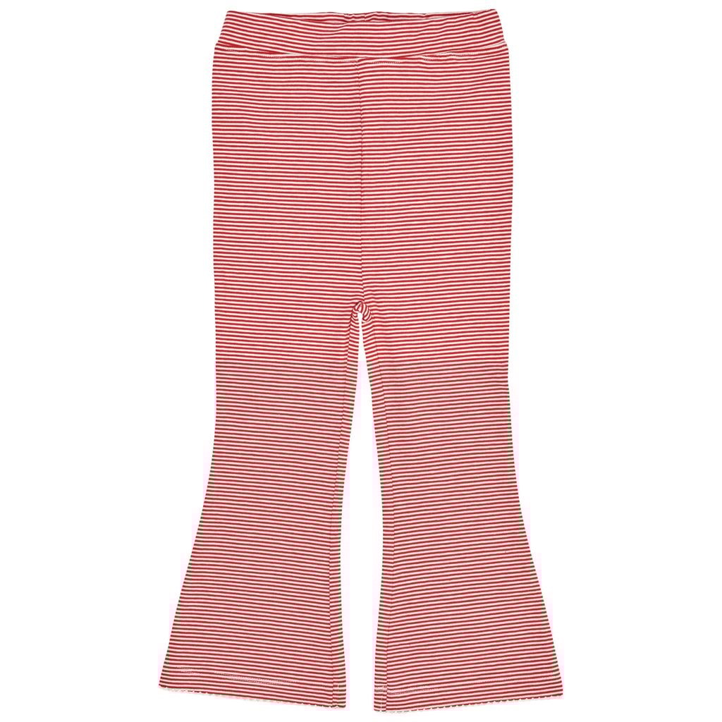 Striped Flare Pant  Red/Cream Stripe
