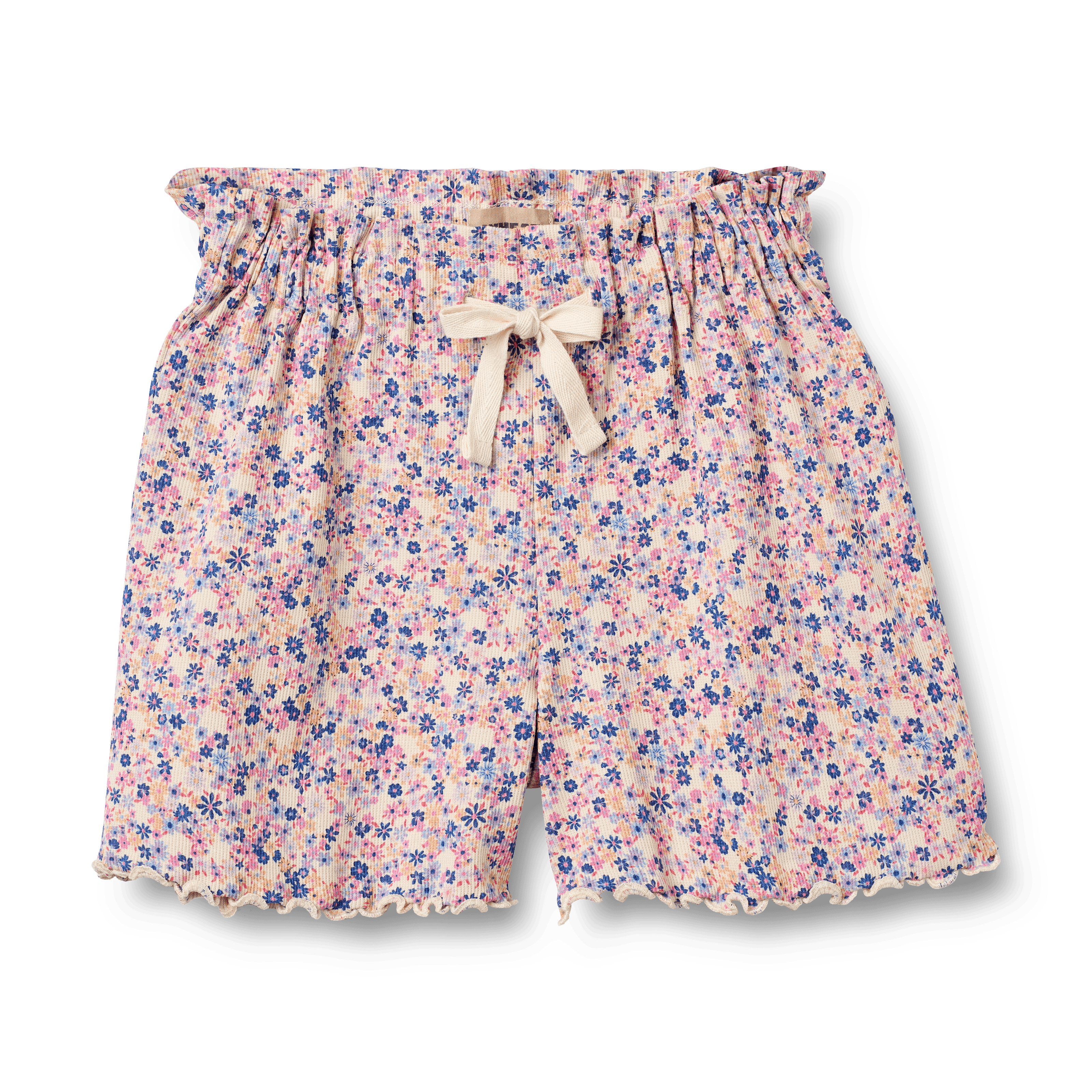 Shorts Ina Pink Blue Flowers