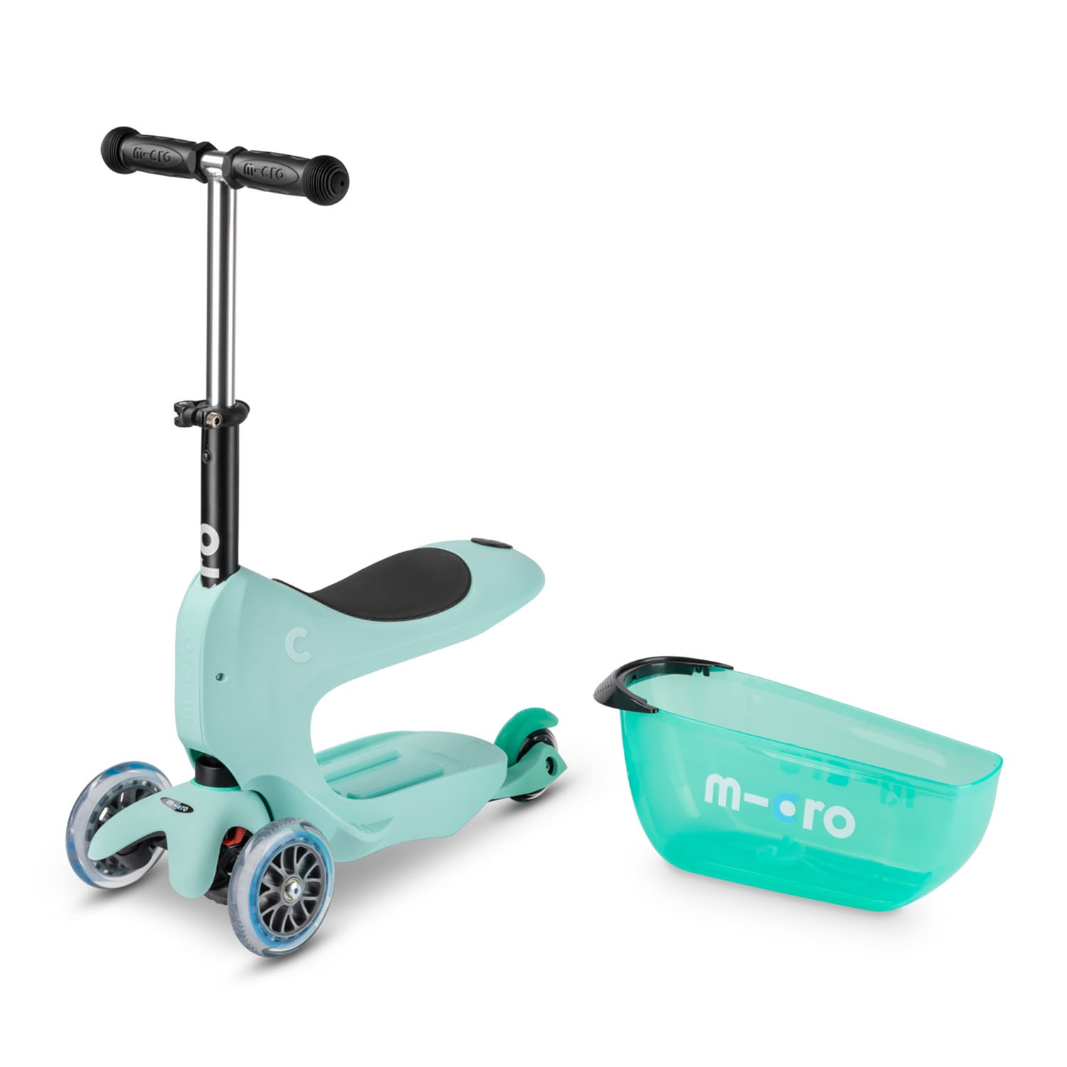 Mini2go Deluxe Scooter Mint