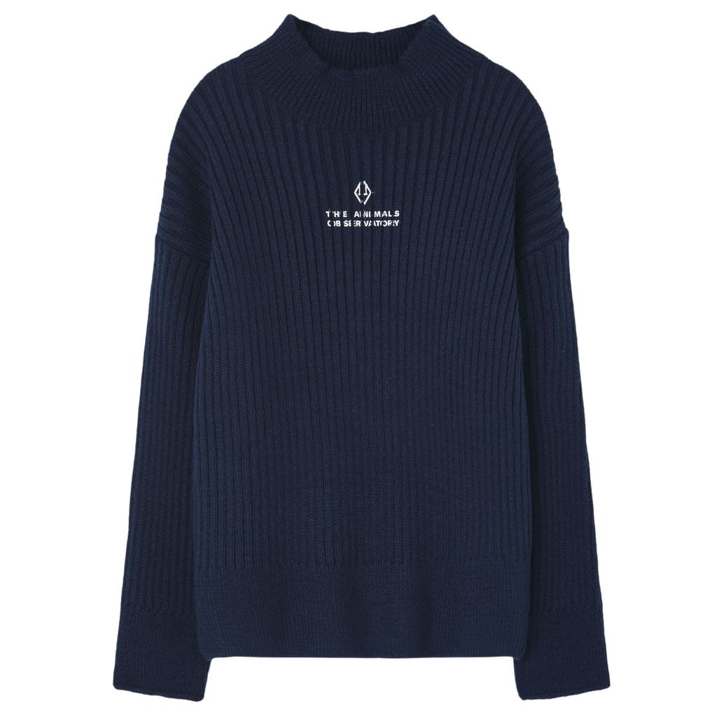 Seal Turtleneck sweater Navy