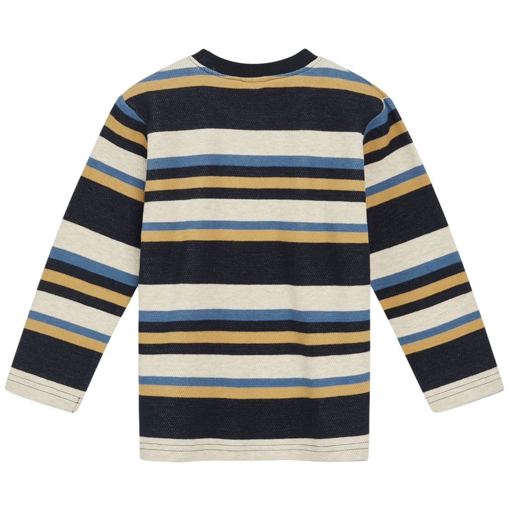Anton Randig Långärmad T-shirt Marinblå