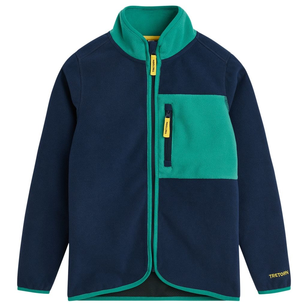 Navy Blaze Wind Fleece Jakke