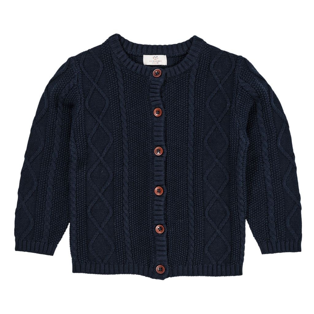 Knitted Cardigan Navy