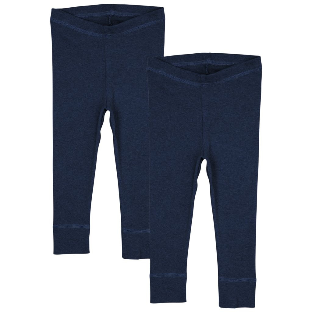 2-pack Leggings Navy Melange